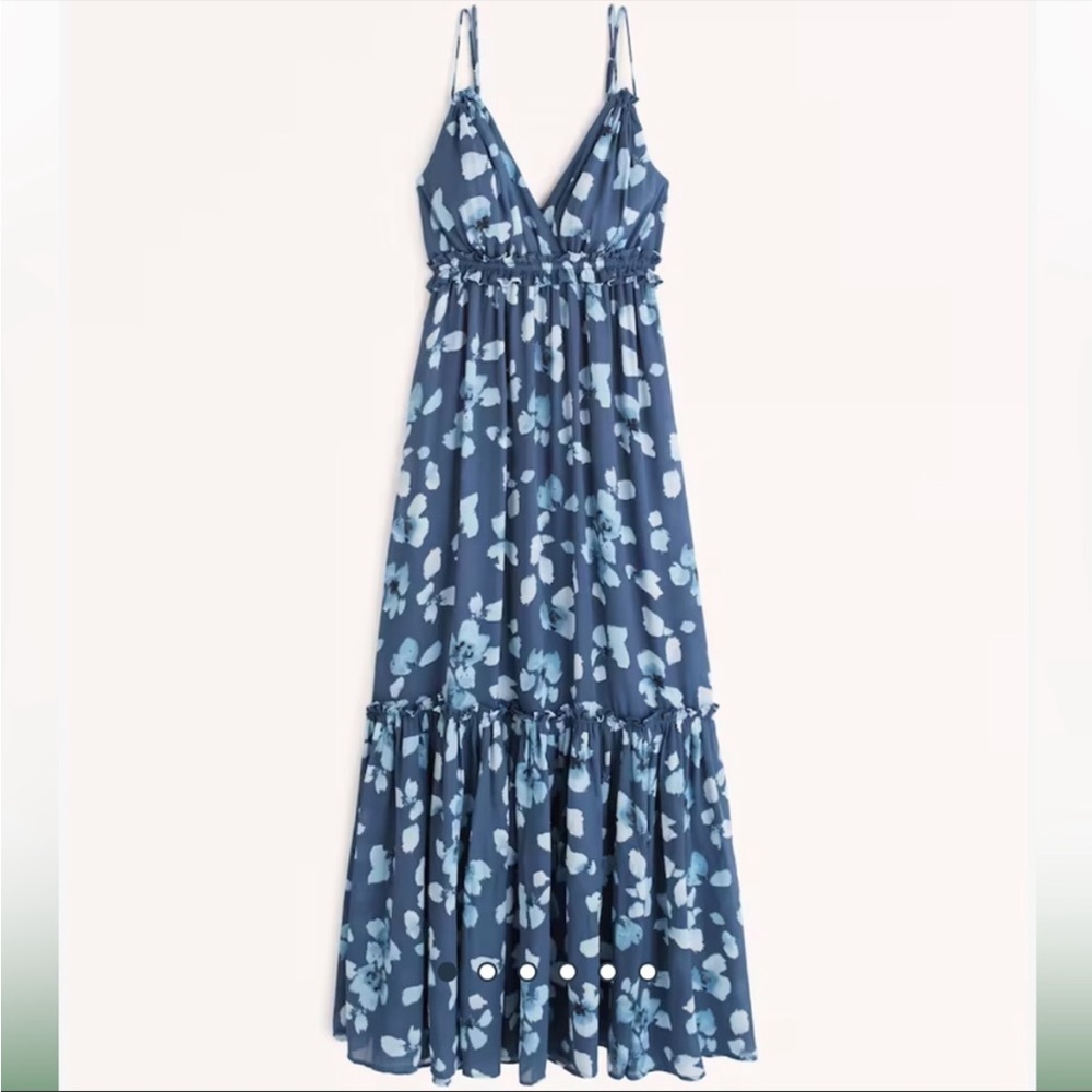 Abercrombie Floaty Femme Ruffled Maxi Dress